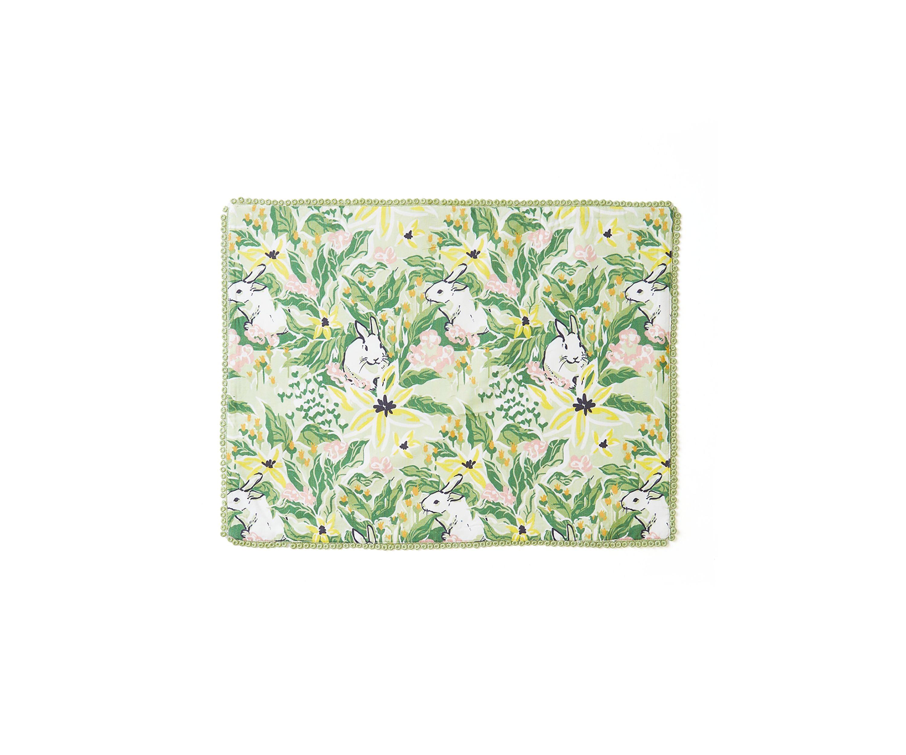 Floral Bunny Placemat