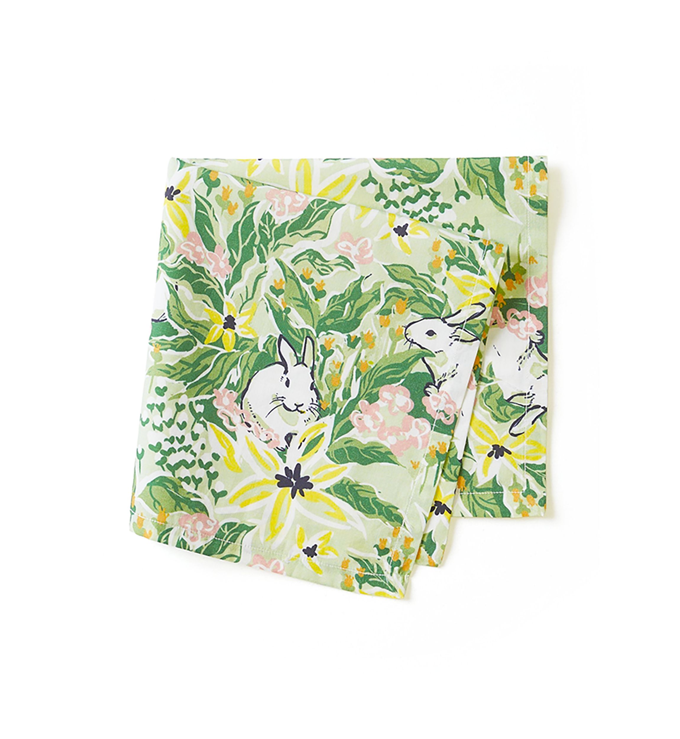 Set of 2 Floral Bunny Napkins