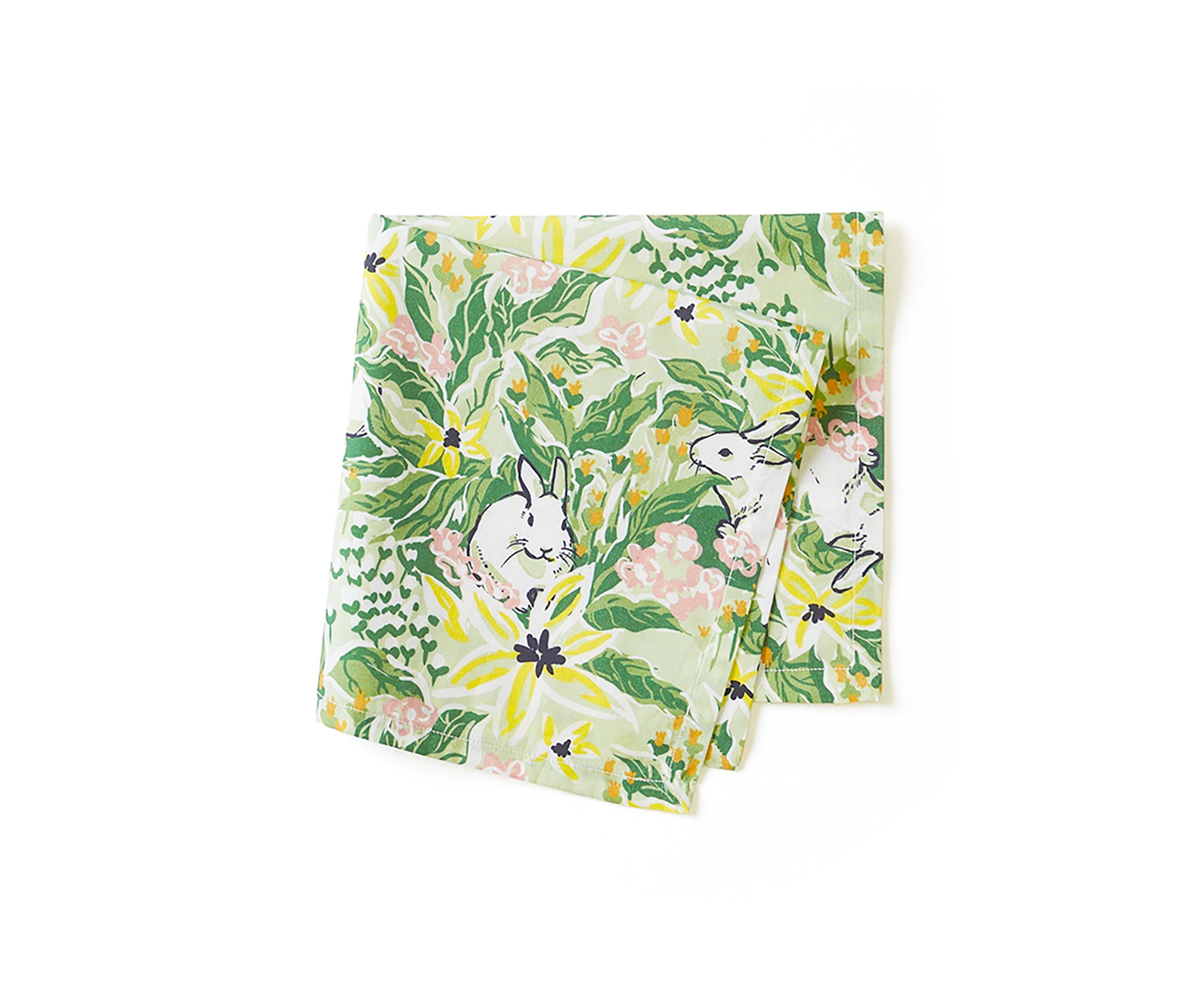 Set of 2 Floral Bunny Napkins