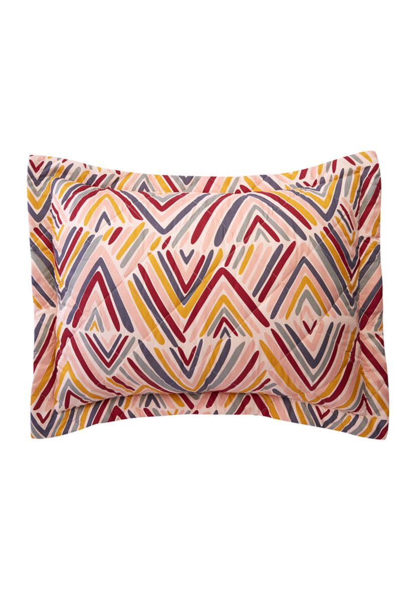 Geo Print 6-Piece Quilt Set