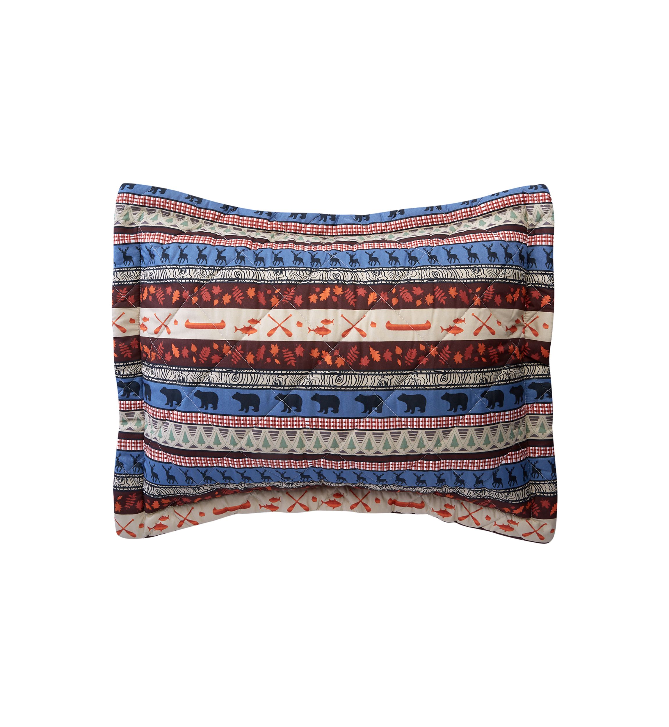 Lodge Stripe 6-Piece Quilt Set