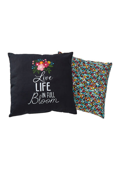 undefined | Decorative Pattern Throw Pillows - Set of 2