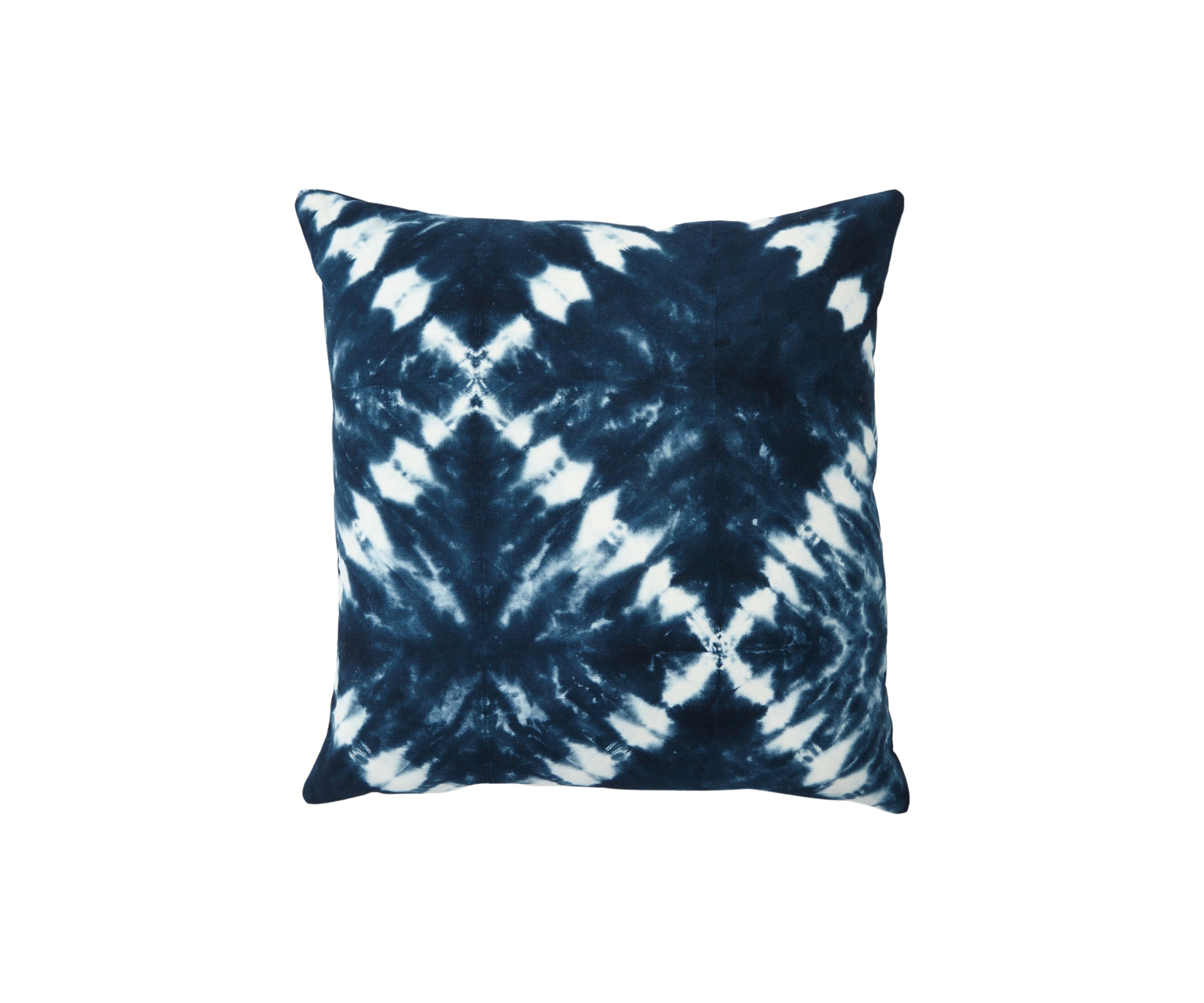 Tie Dye Diamond Throw Pillow