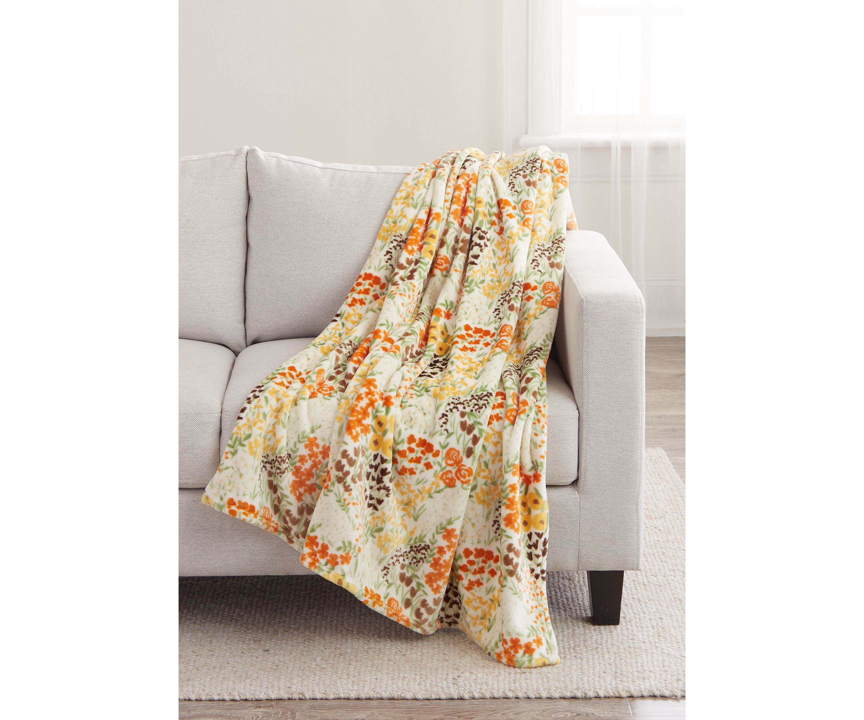 Print Plush Blanket