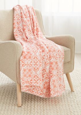 Spring Transitional Plush Throw Blanket