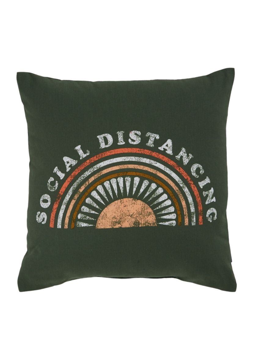 Mesh Graphic Decorative Pillow 