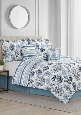 Modern Southern Home Coastal Reef 6 Piece Quilt Set Belk