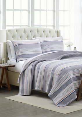 Modern. Southern. Home.™ Carrigan Stripe Quilt | belk