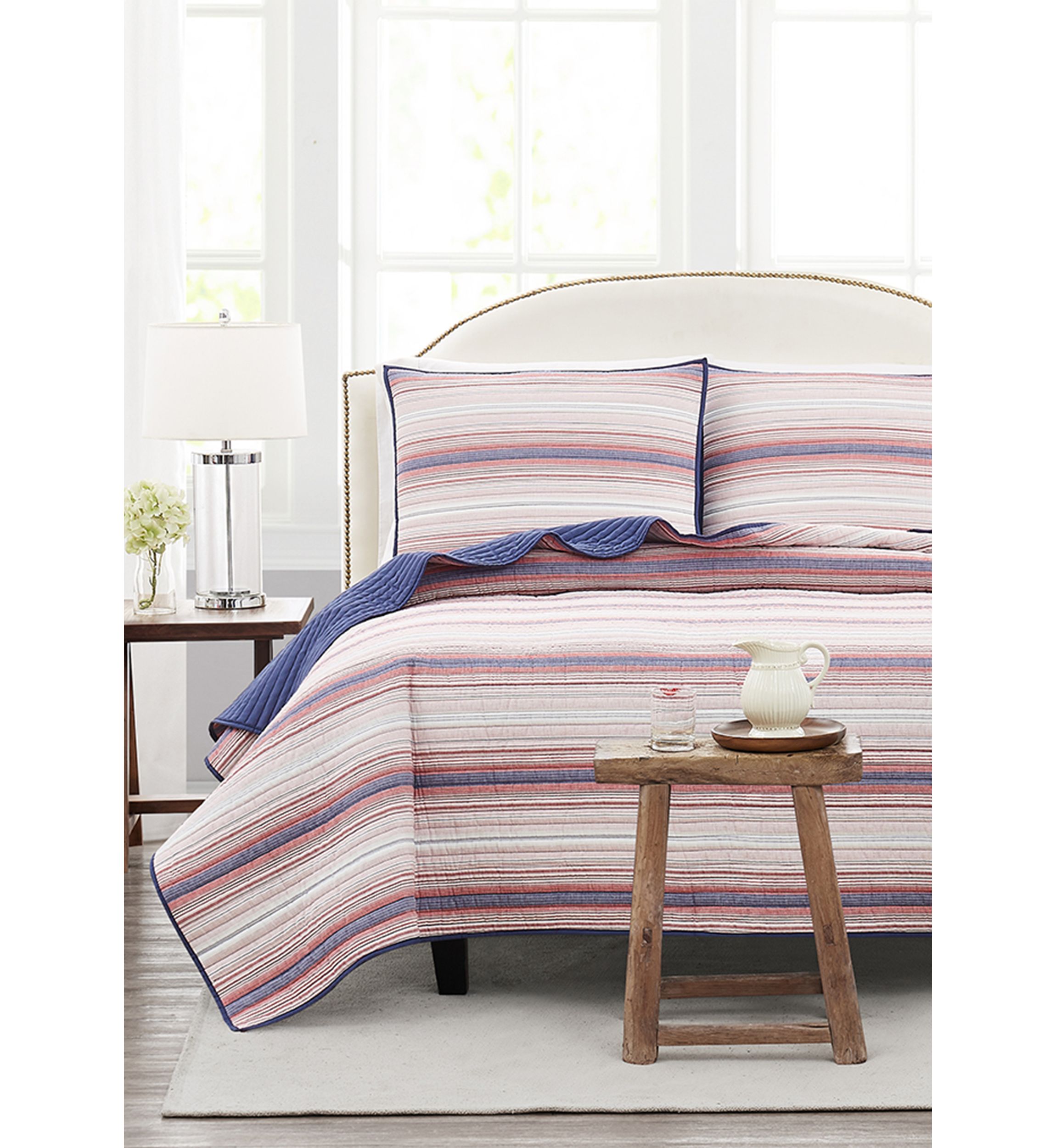 Patriot Stripe Quilt Set