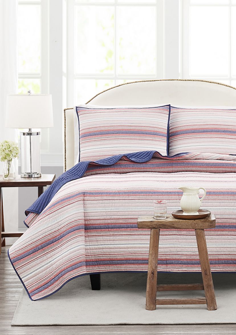 Patriot Stripe Quilt Set