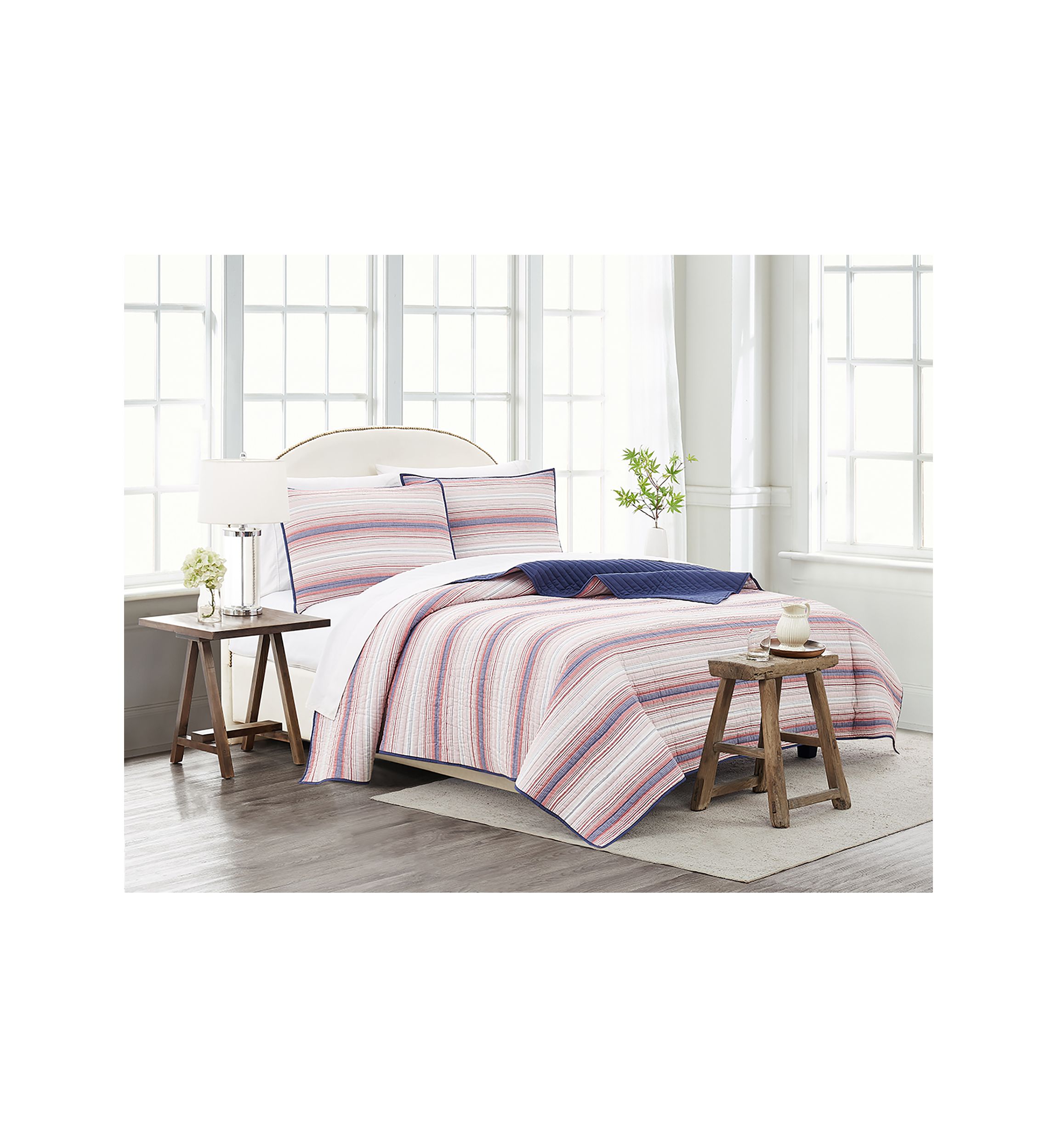 Patriot Stripe Quilt Set