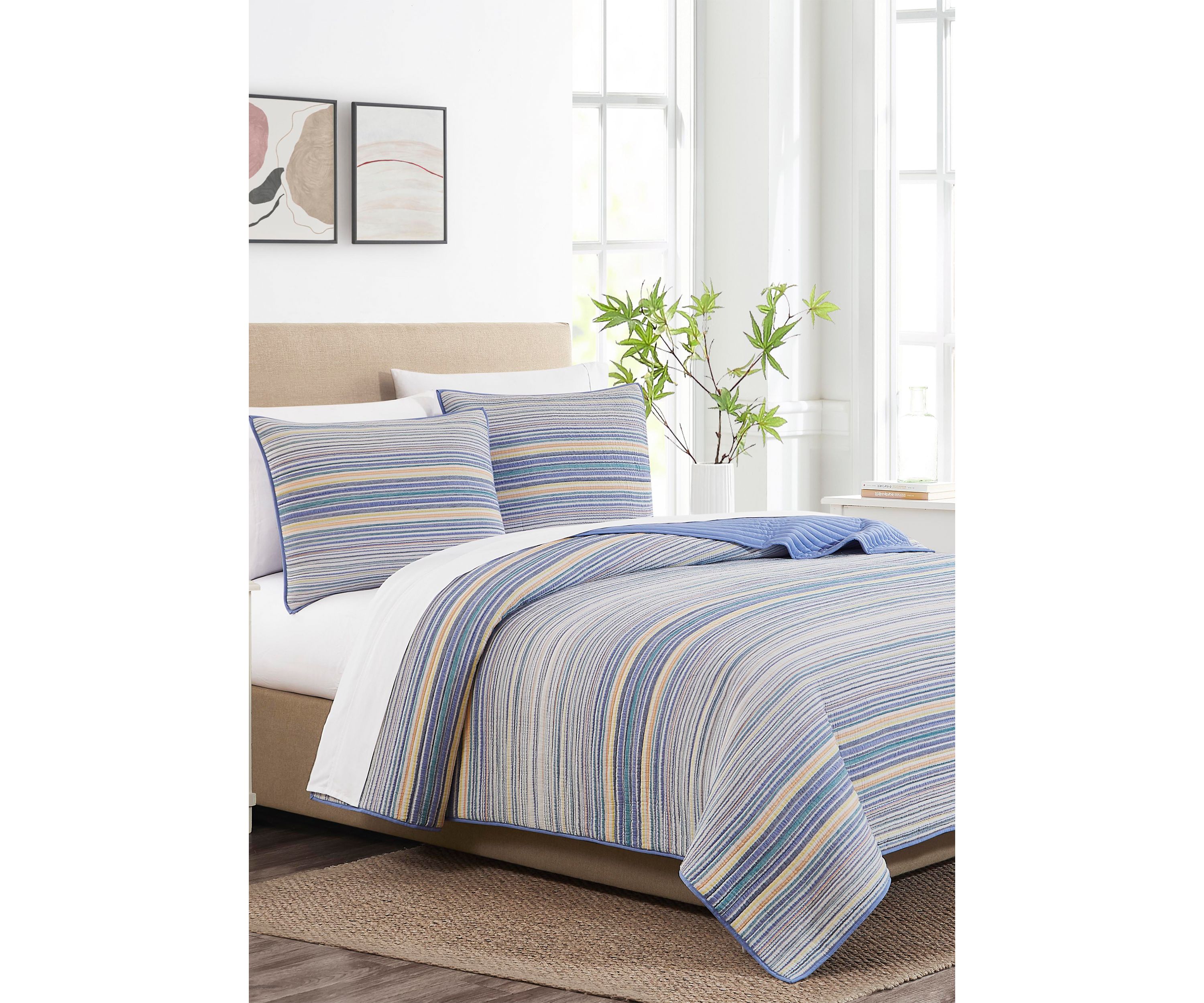 Sunset Blue Quilt Set