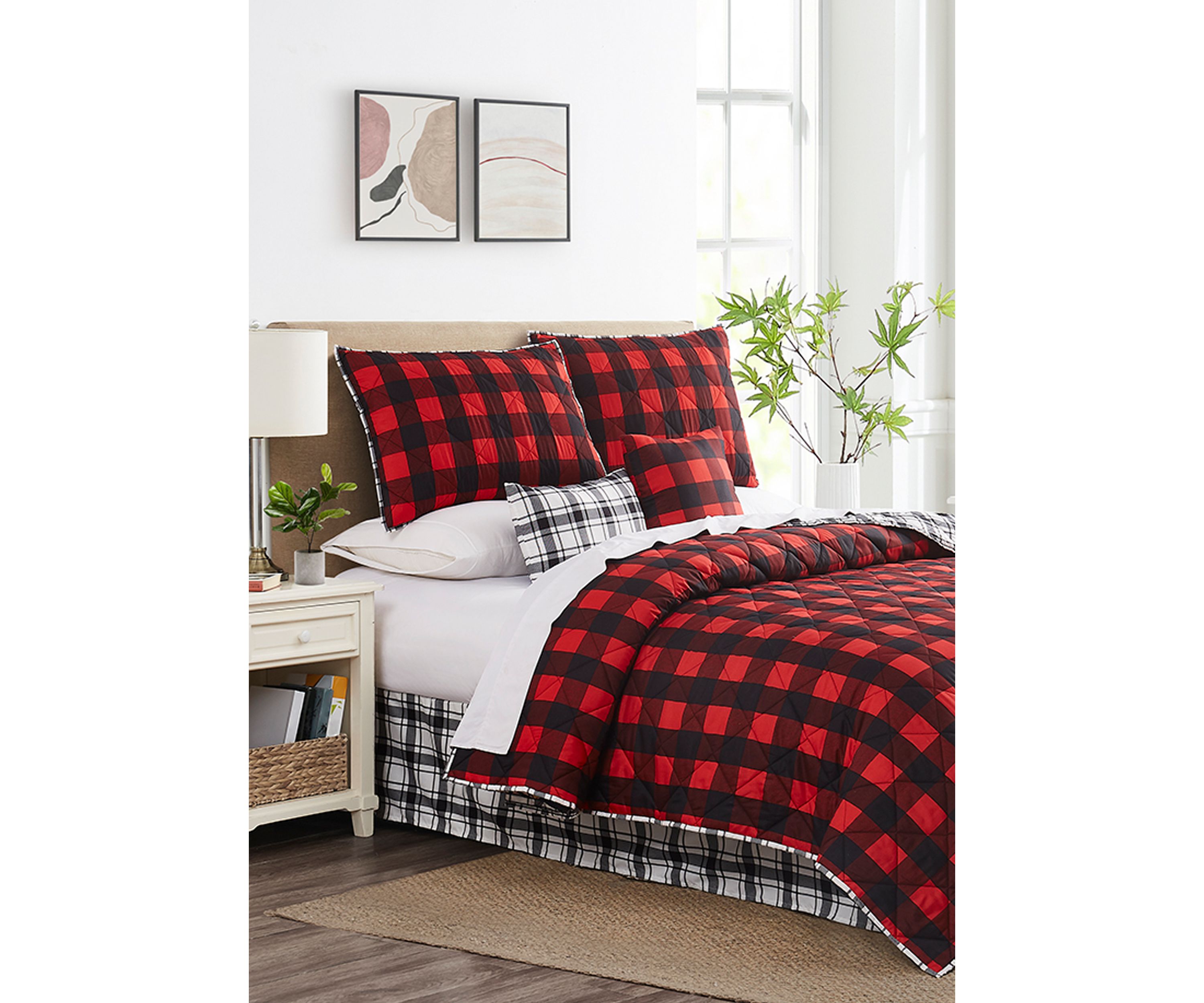 Buffalo Check 6-Piece Quilt Set