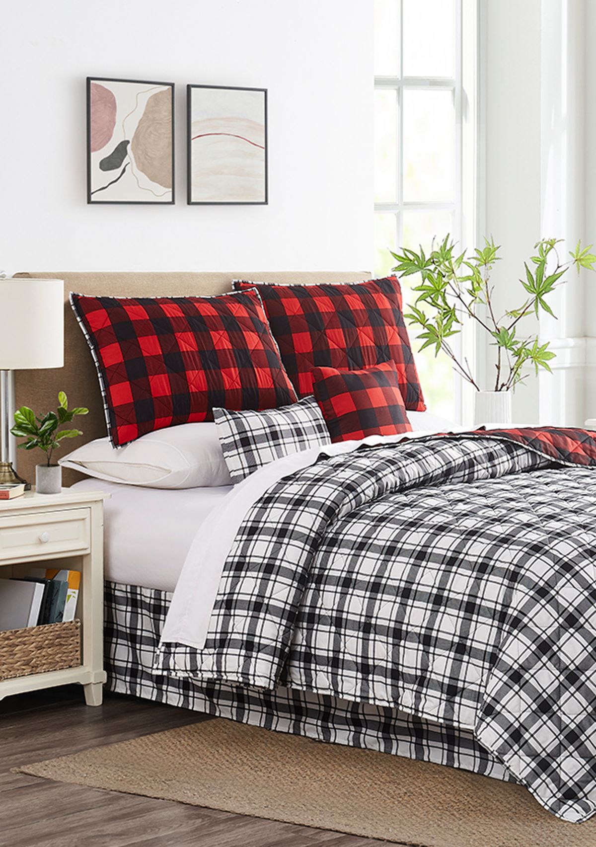 Buffalo Check 6-Piece Quilt Set