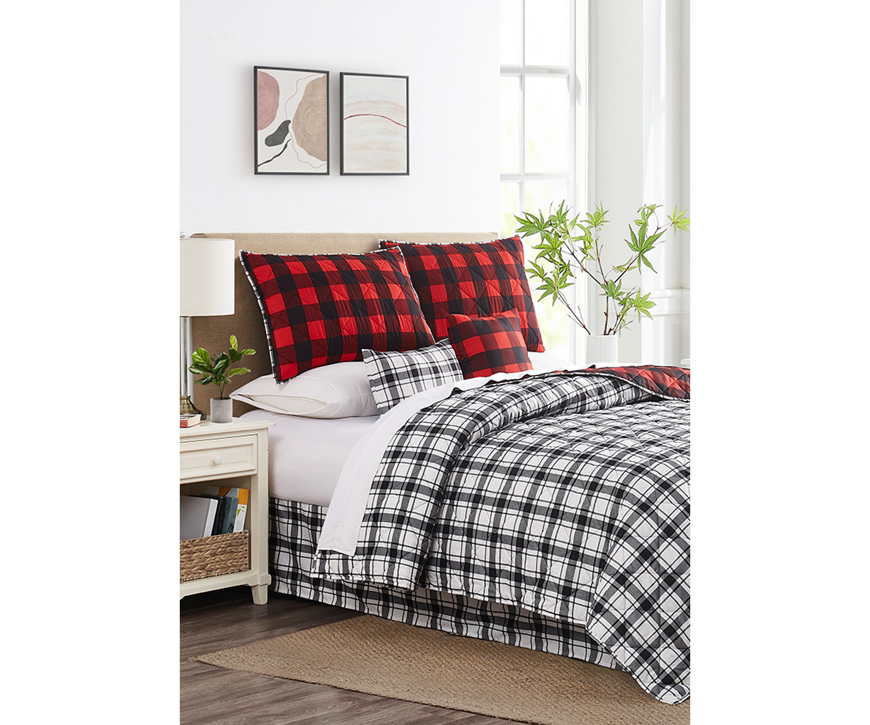 Buffalo Check 6-Piece Quilt Set