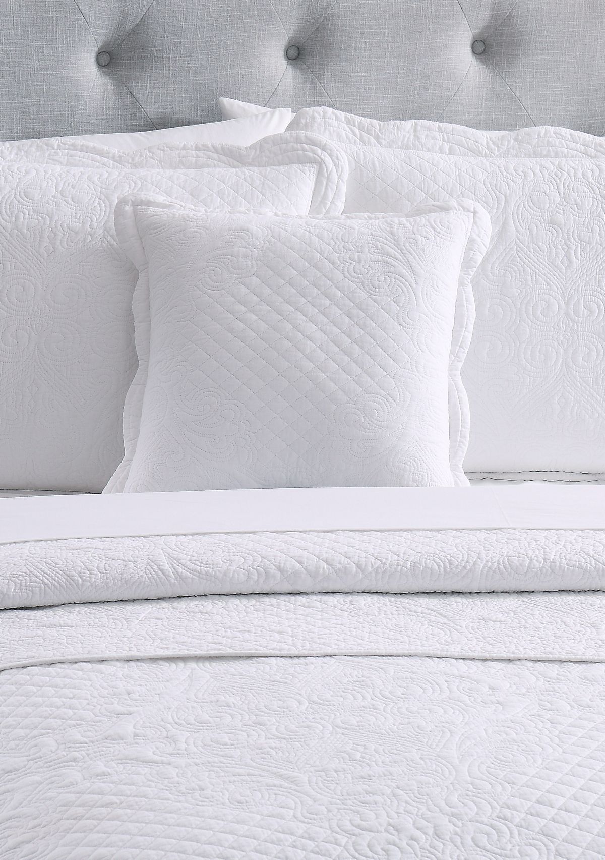Scalloped Tiles Decorative Pillow