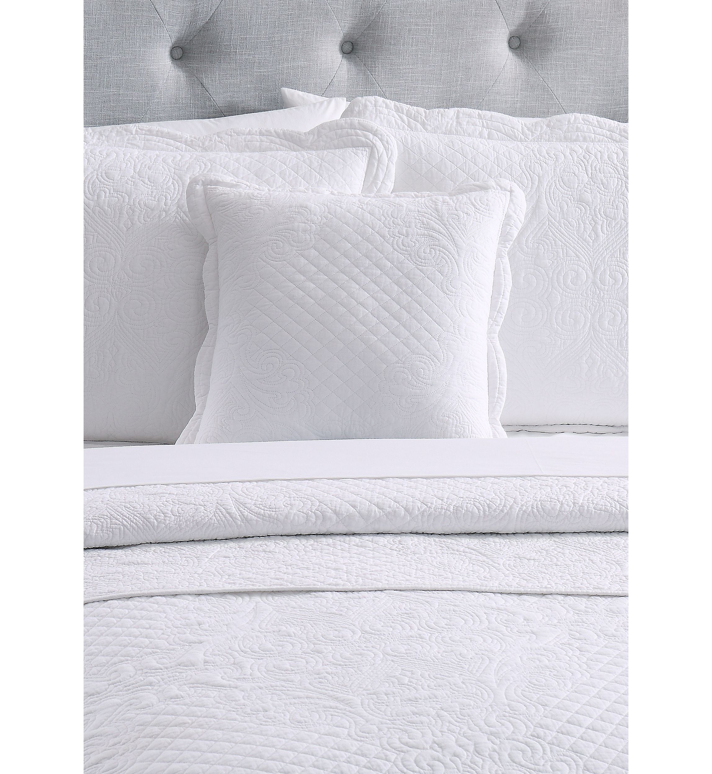 Scalloped Tiles Decorative Pillow