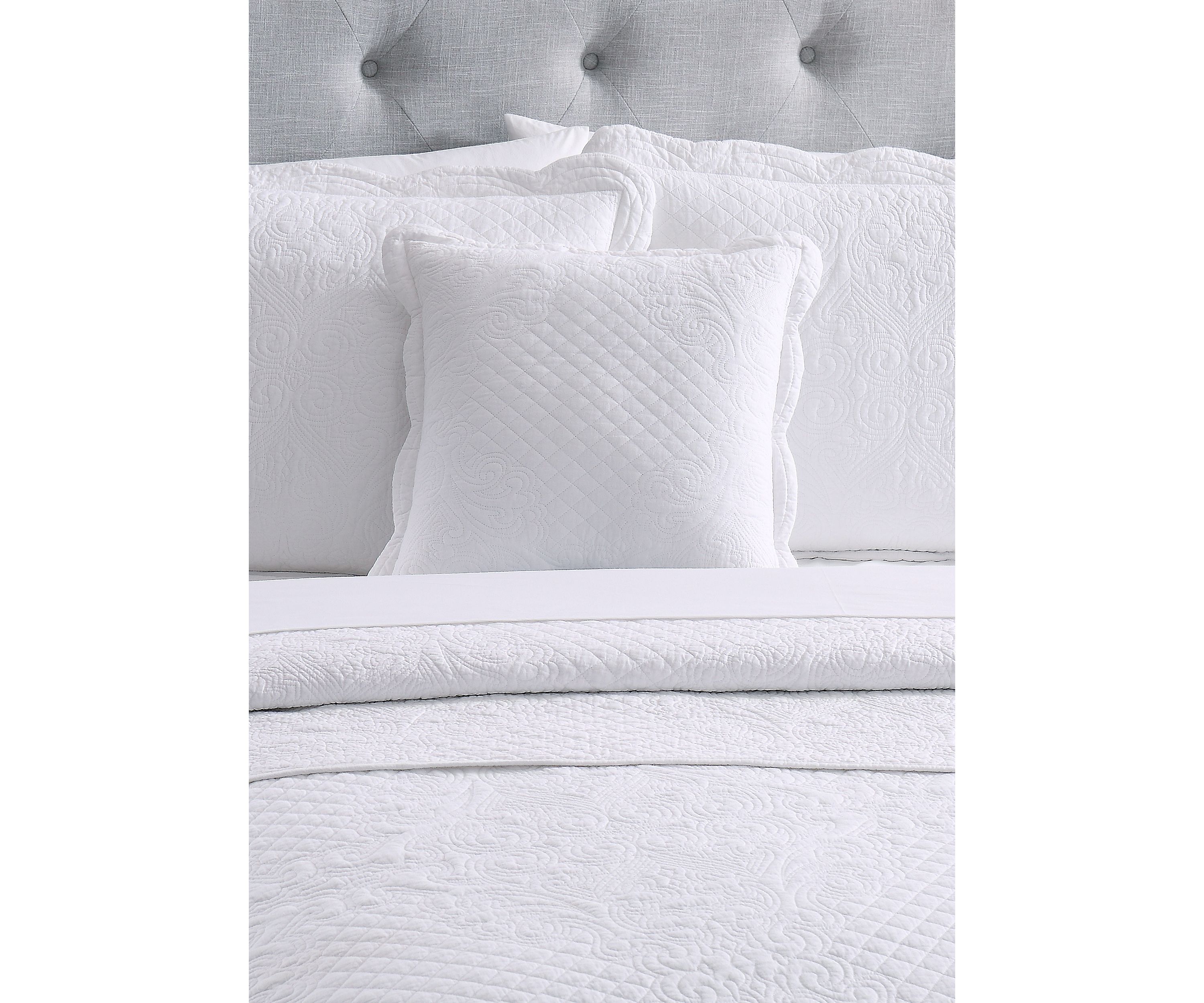 Scalloped Tiles Decorative Pillow