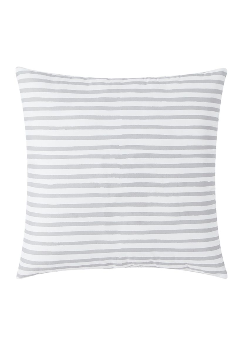 Gray Watercolor Half Circle Quilt Set