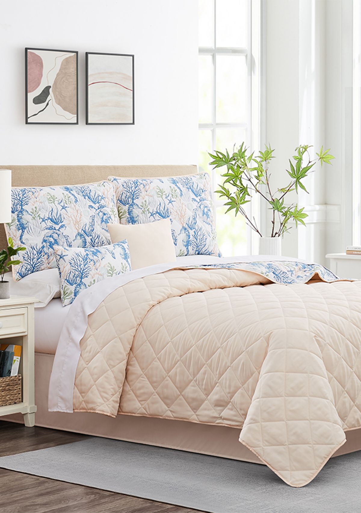 Multi 6-Piece Quilt Set 