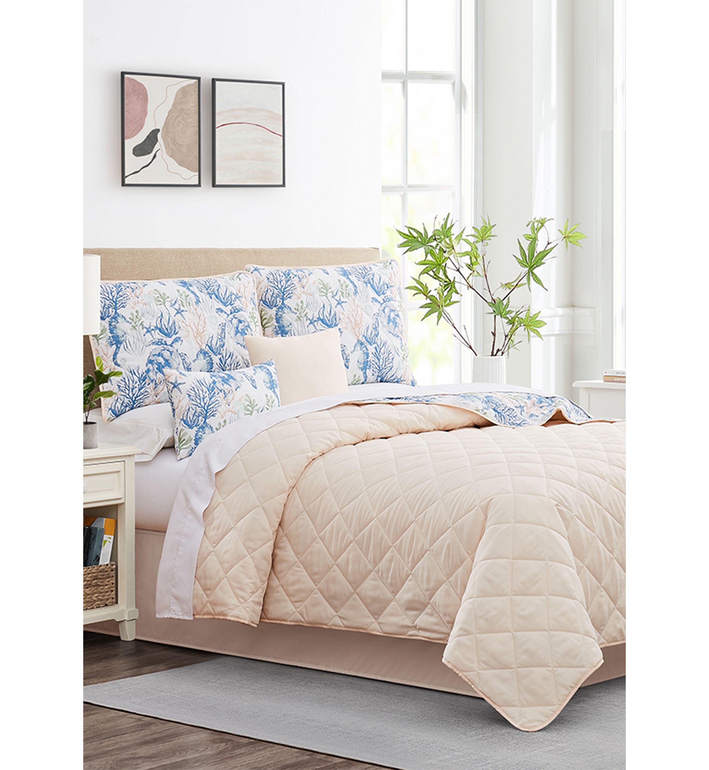 Multi 6-Piece Quilt Set 