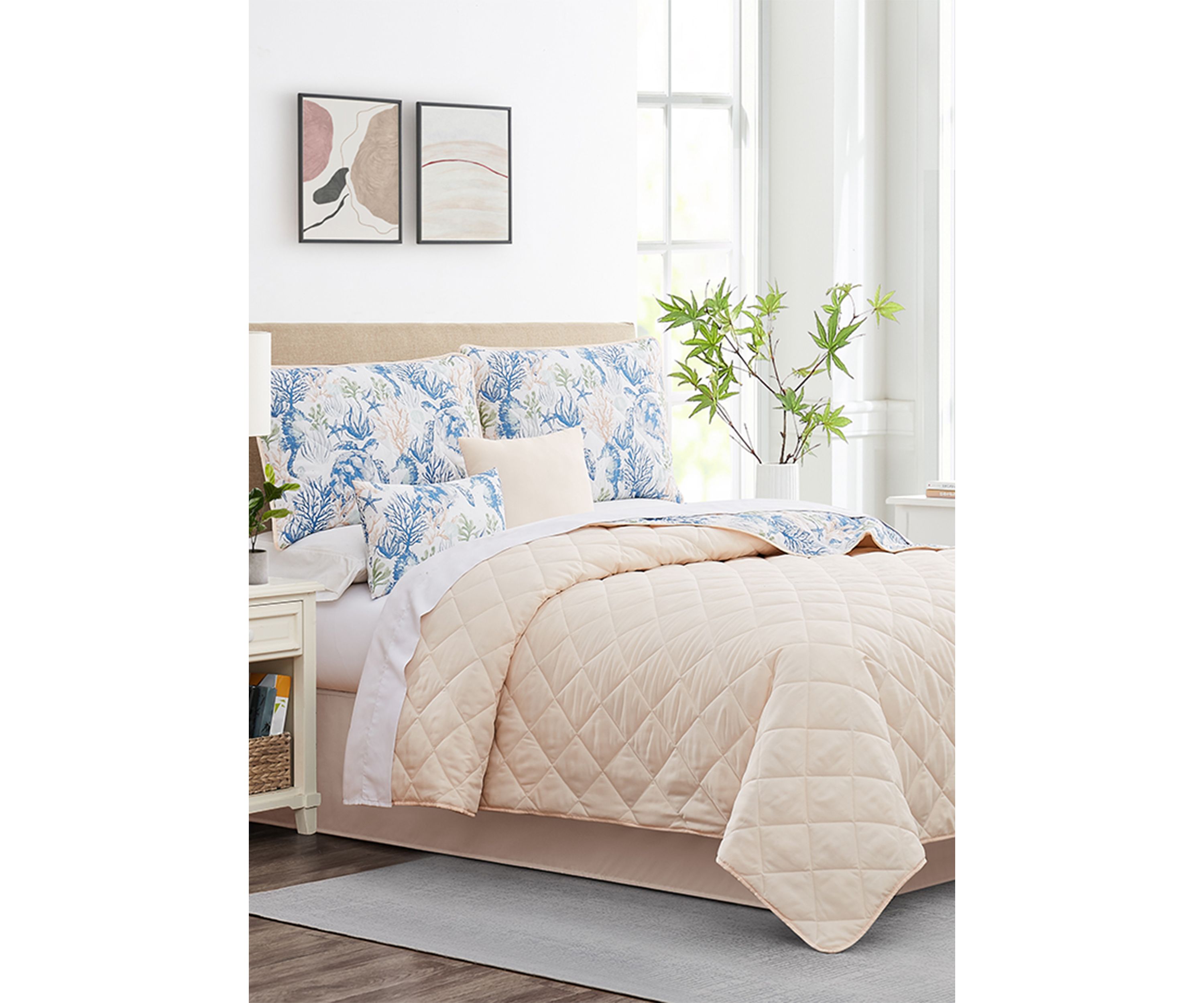 Multi 6-Piece Quilt Set 