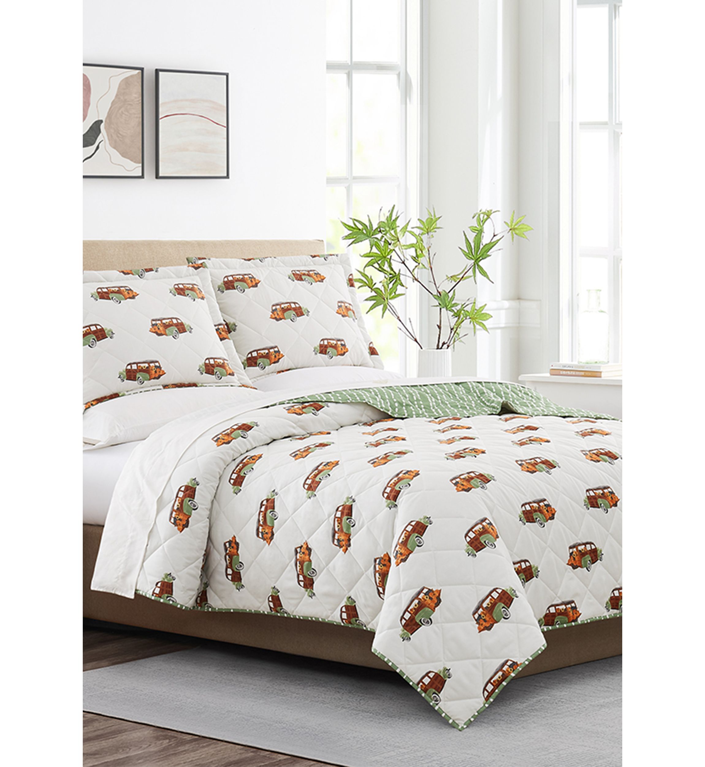 Woody Wagon Quilt Set 