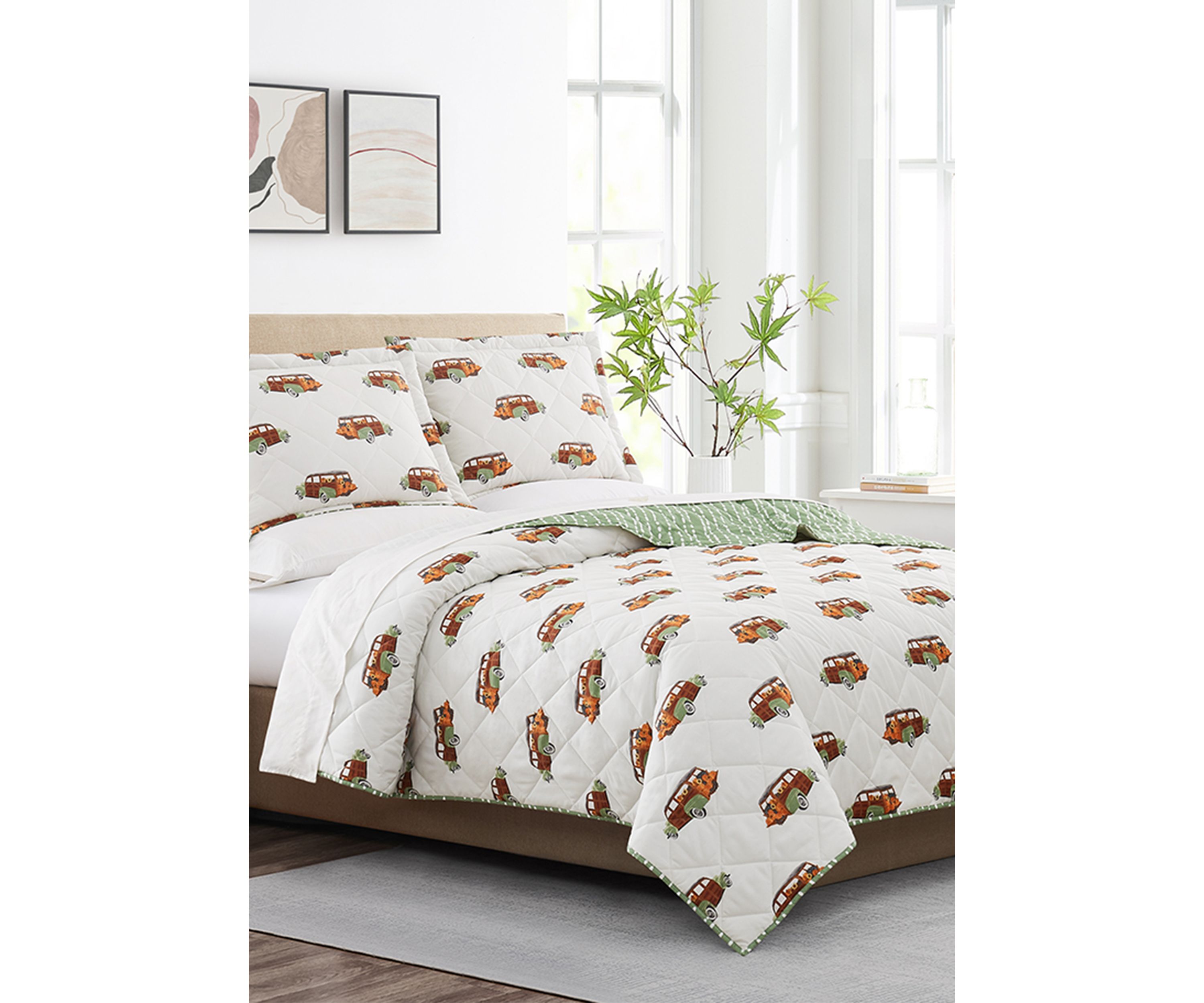 Woody Wagon Quilt Set 