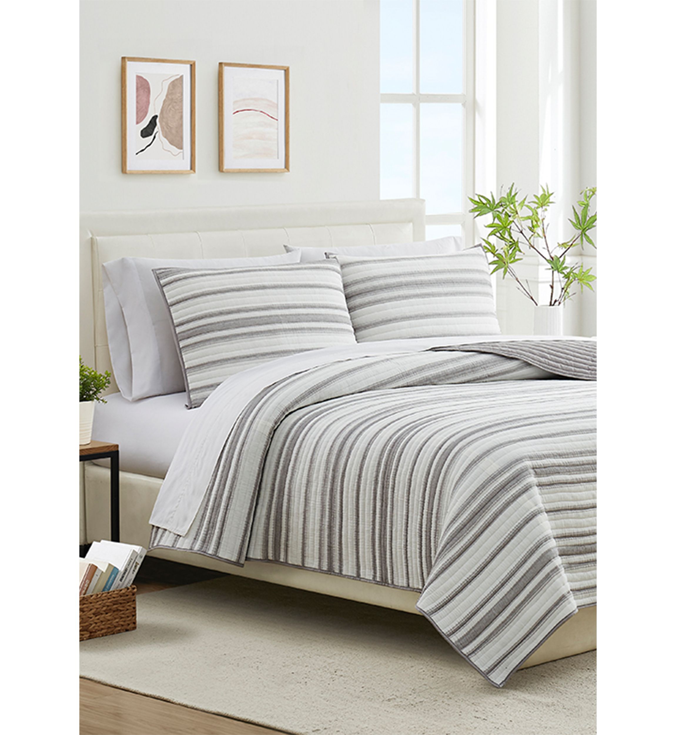   Cooper Striped Quilt Set 