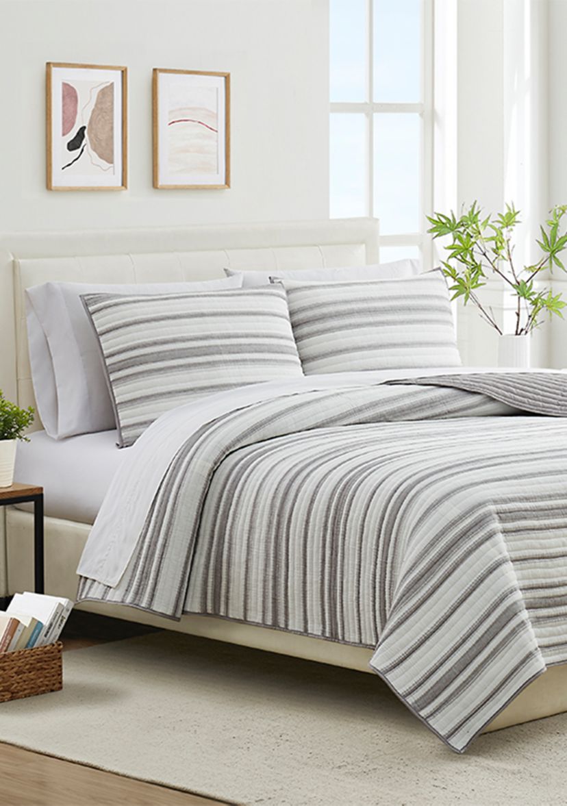   Cooper Striped Quilt Set 