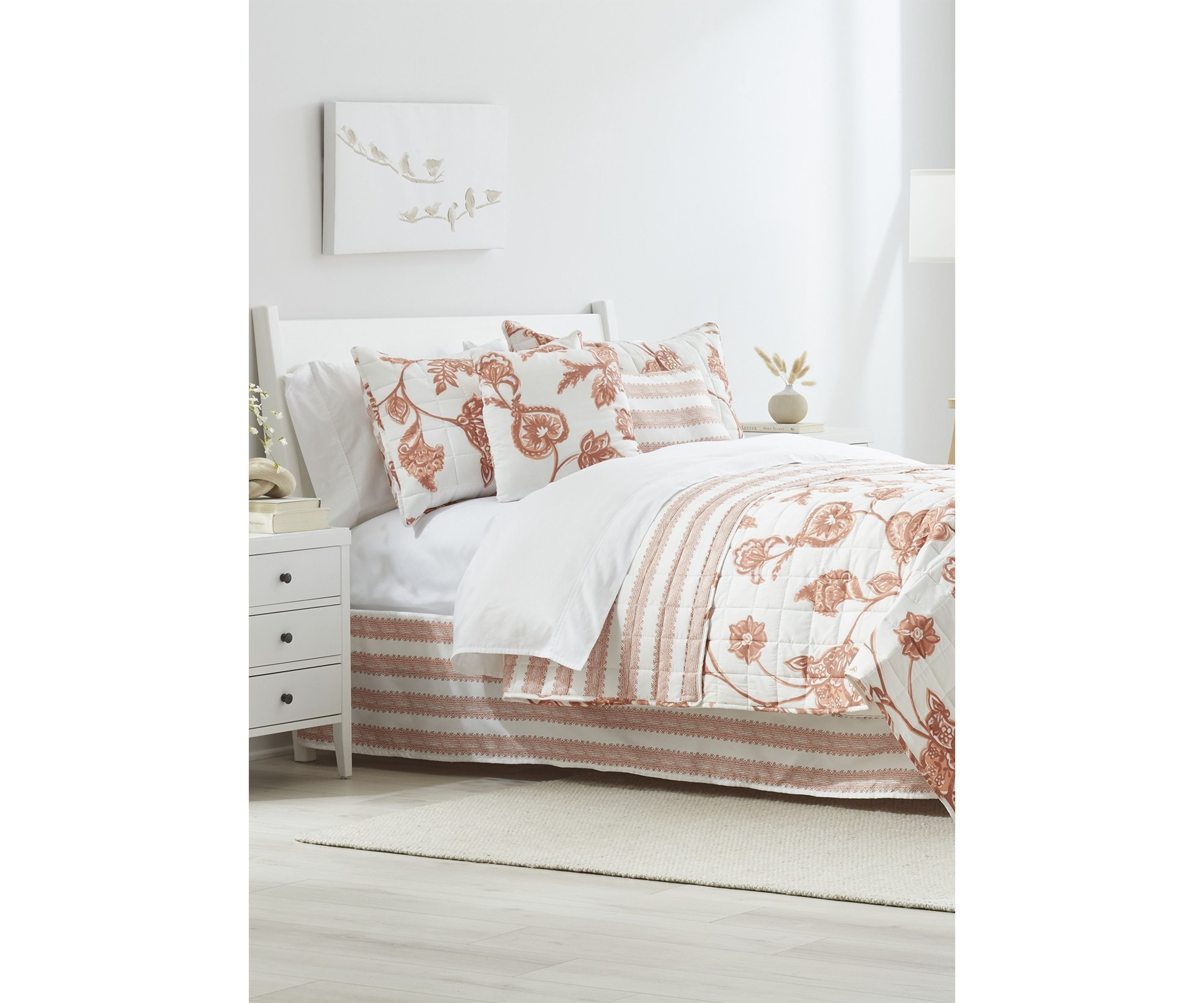 Pink Jaqueline Quilt Set