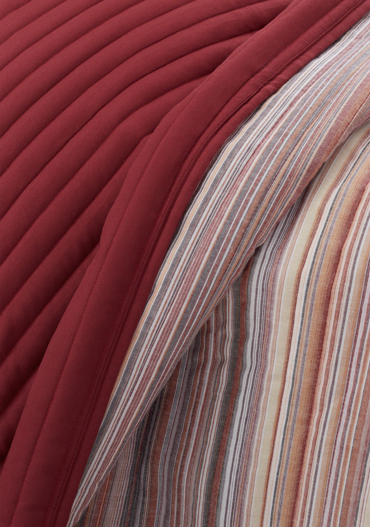 Fall Striped Quilt Set