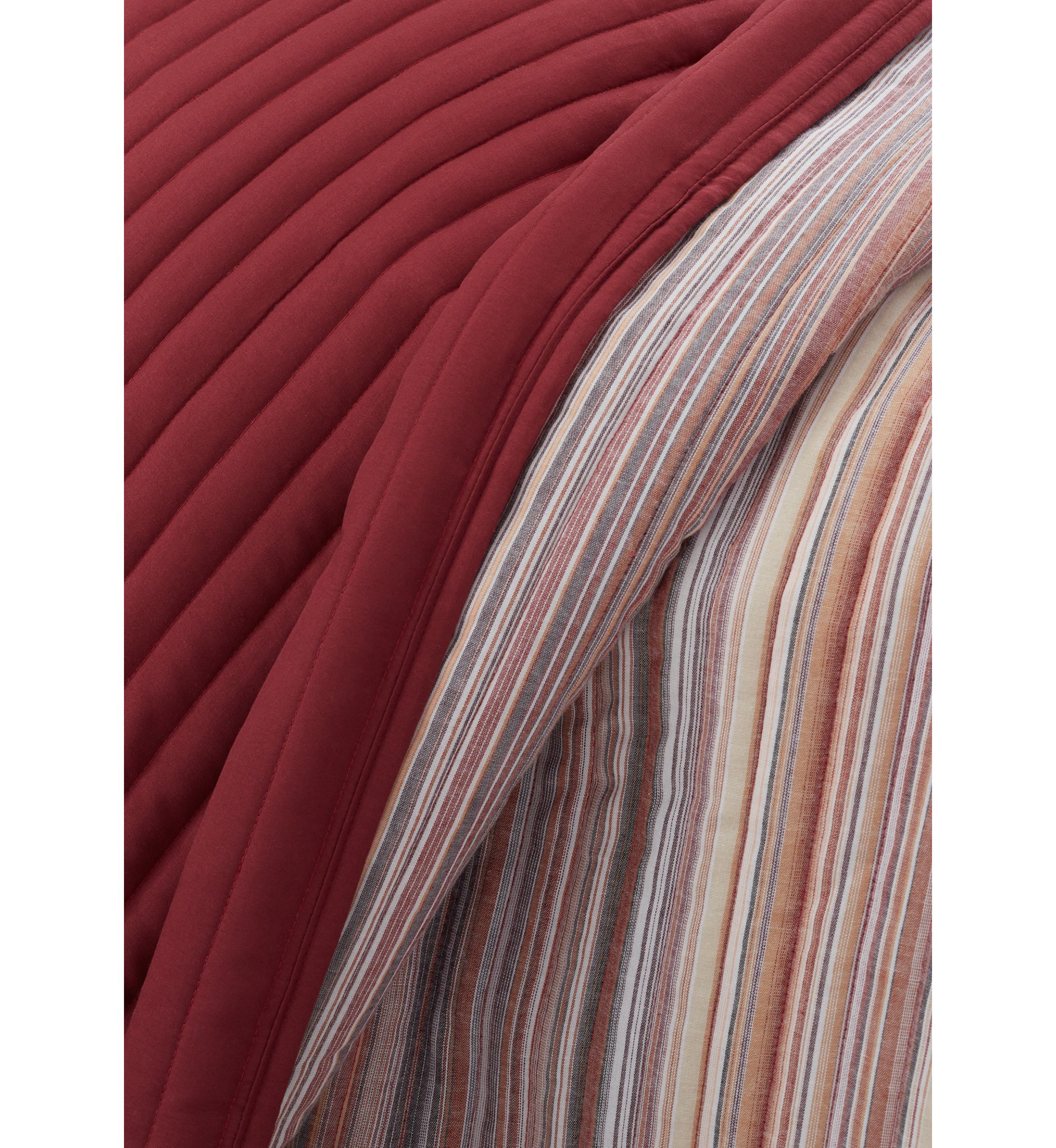 Fall Striped Quilt Set