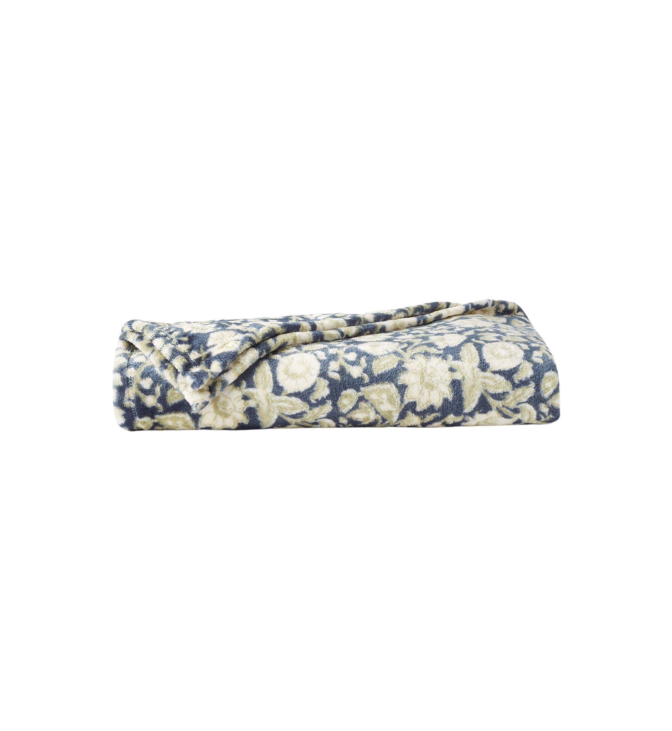 Printed Plush Throw