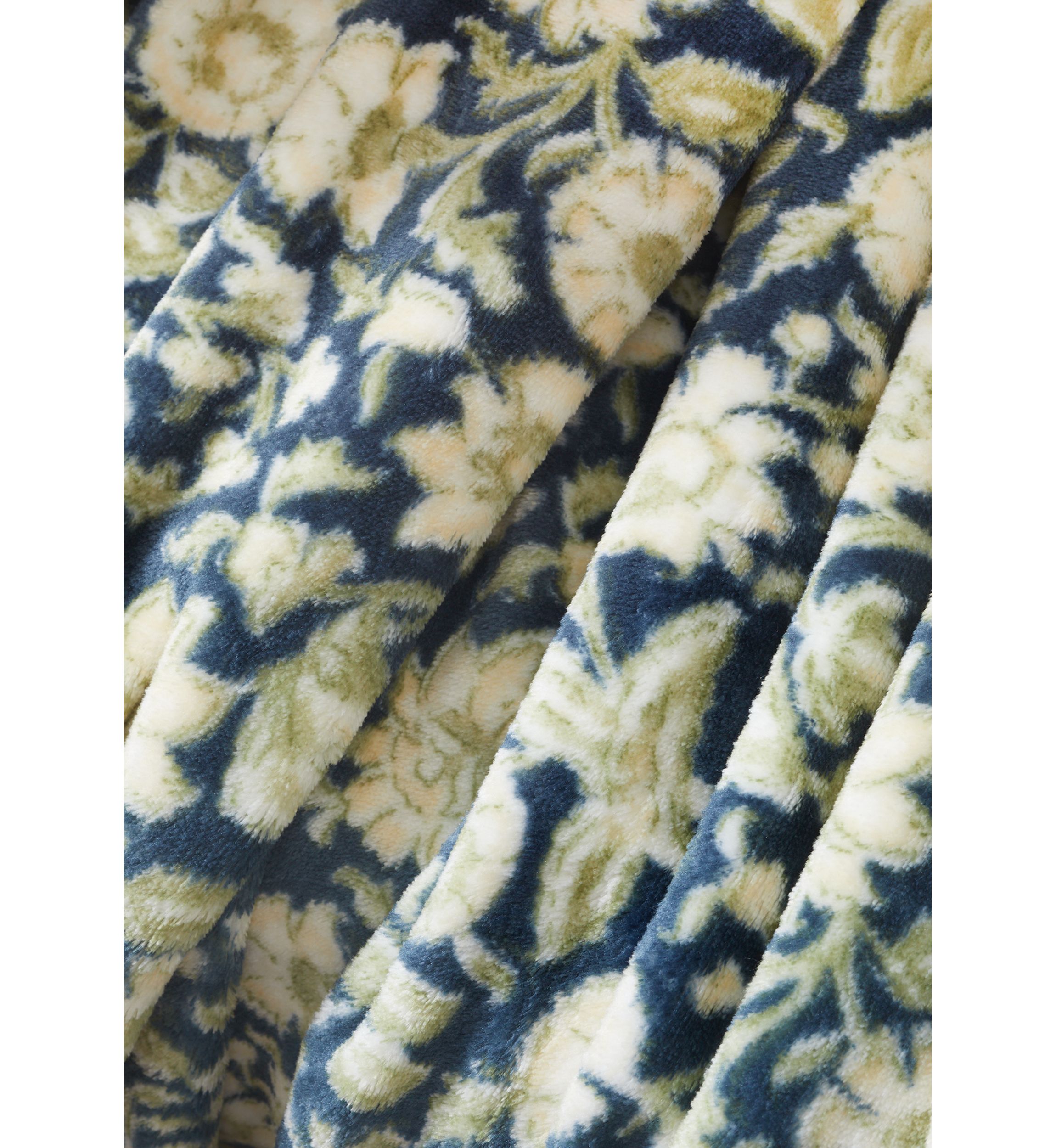 Printed Plush Throw