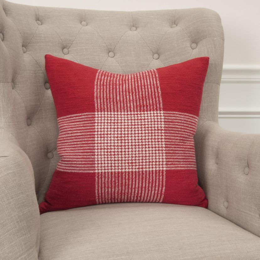 Plaid Modern Pillow