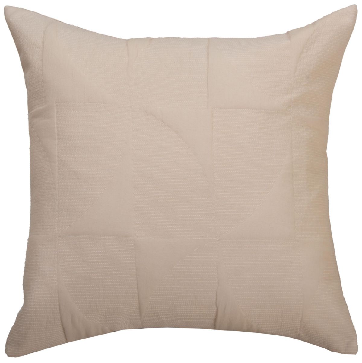 Geometric Rust 18" X 18" Poly Filled Pillow