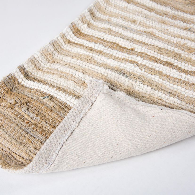 Stripe Natural 14" X 26" Poly Filled Pillow