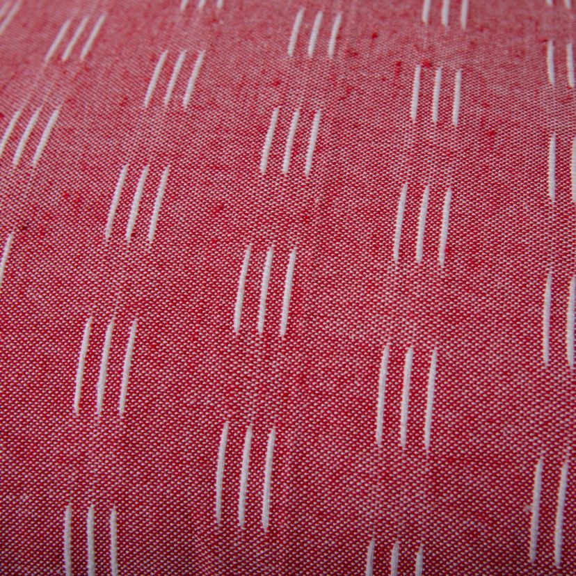Stripe White/Red 20" X 20" Poly Filled Pillow
