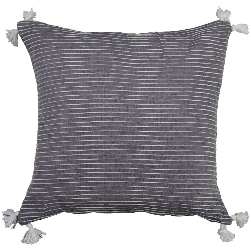 Stripe Blue/White 20" X 20" Poly Filled Pillow