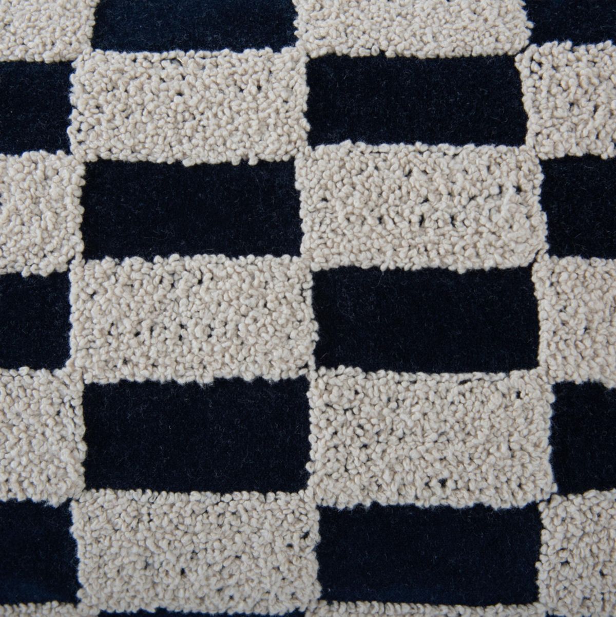 Geometric Brown/ Natural 14" X 20" Poly Filled Pillow