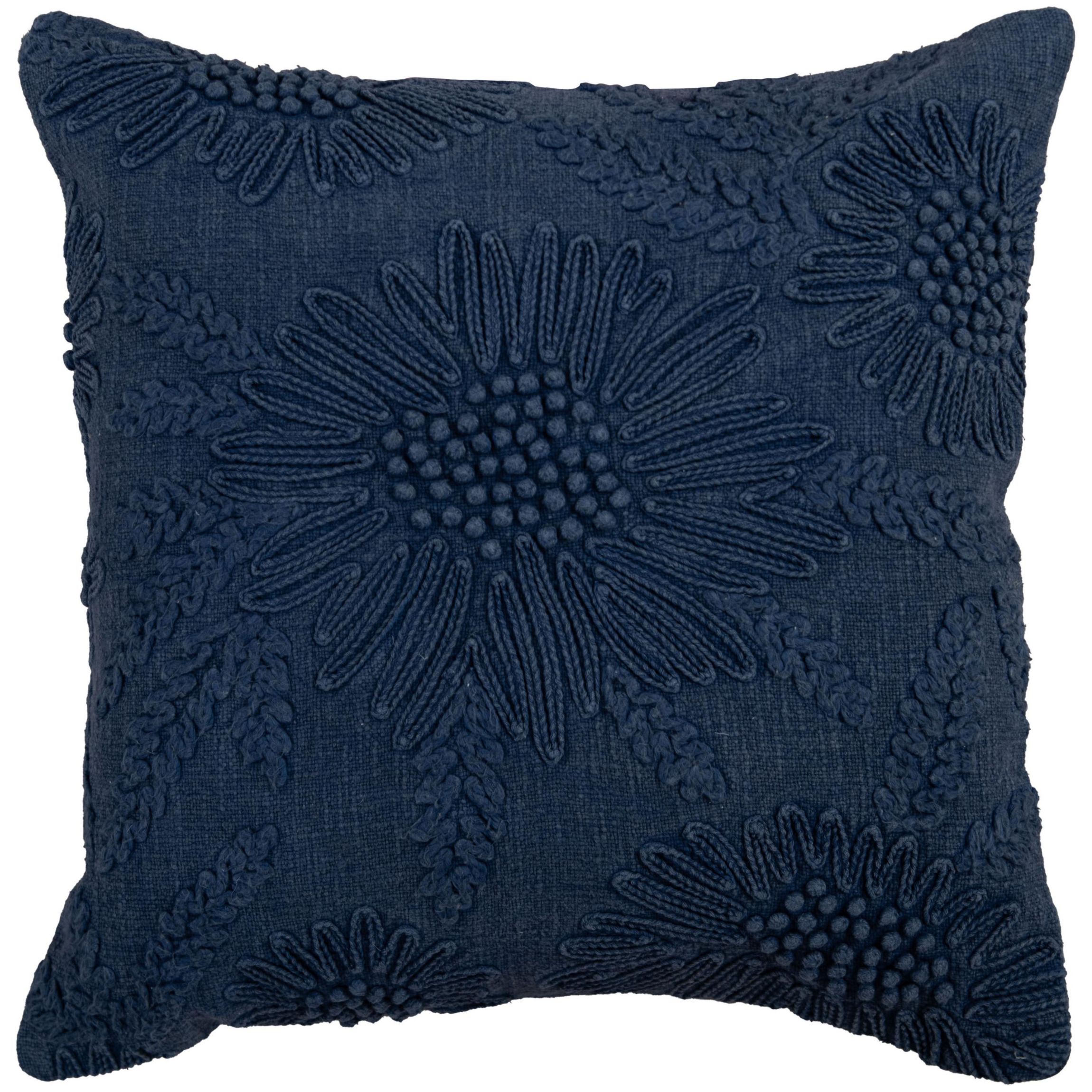 Botanical Grey 20" X 20" Poly Filled Pillow