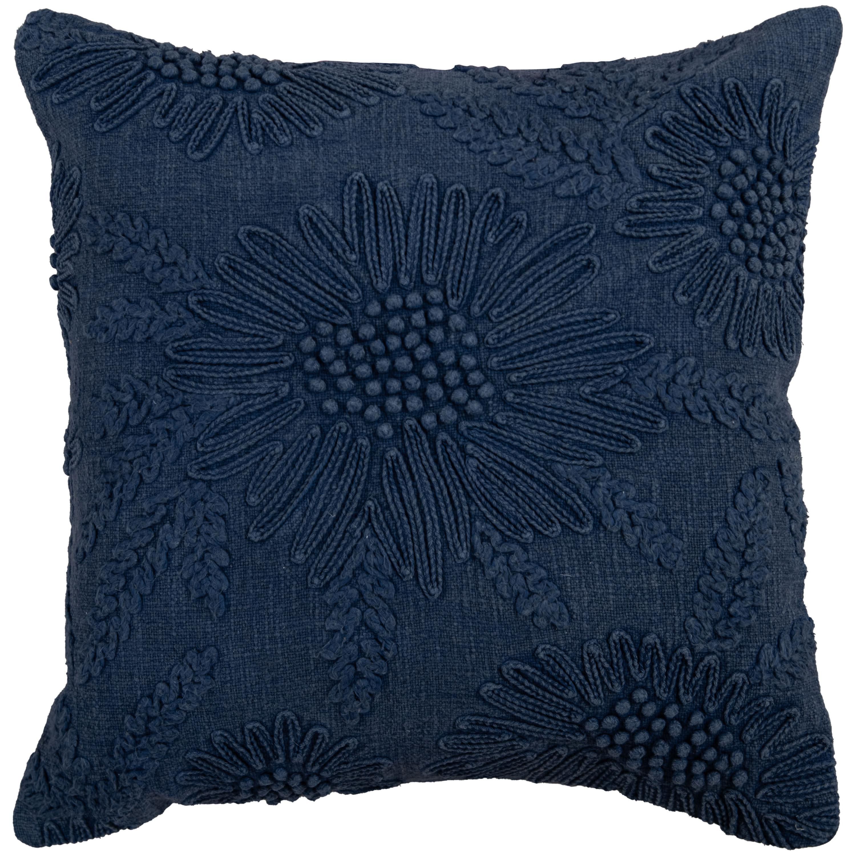 Botanical Grey 20" X 20" Poly Filled Pillow