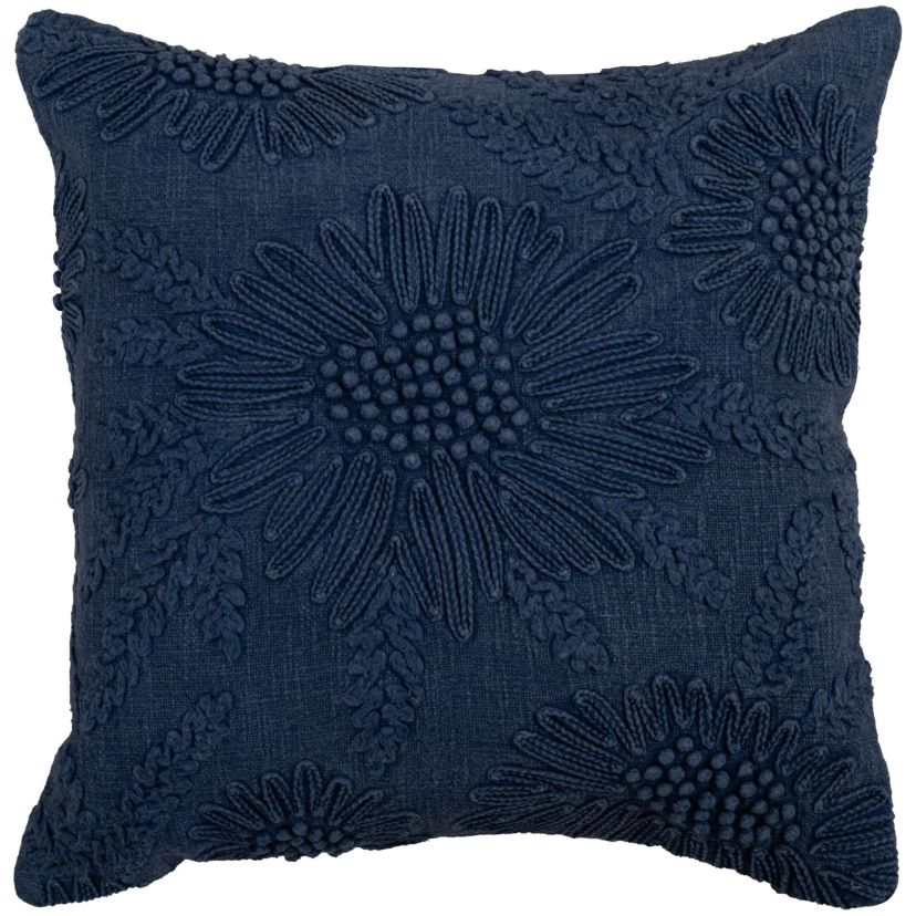 Botanical Grey 20" X 20" Poly Filled Pillow