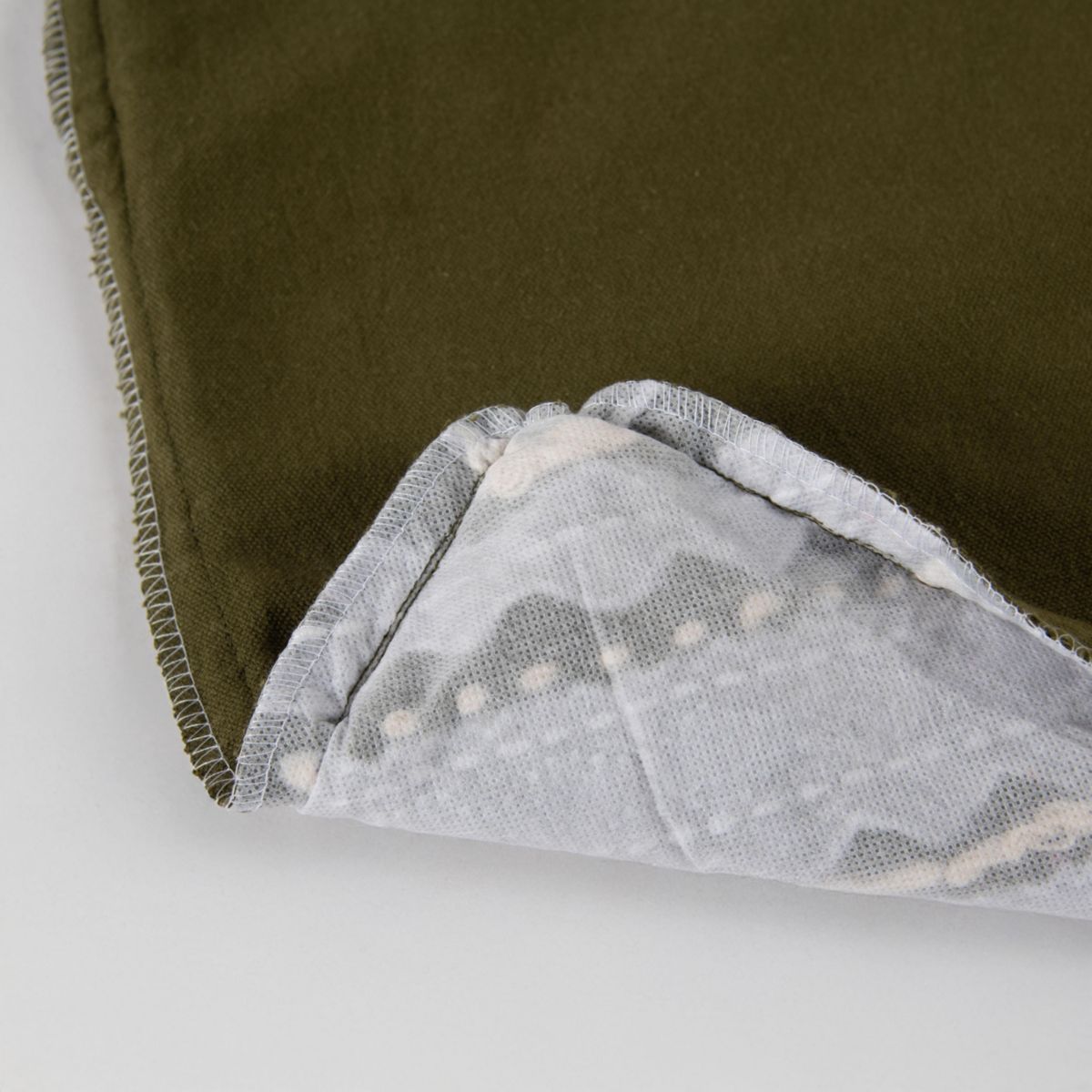 Geometric Blue/Natural 14" X 20" Poly Filled Pillow