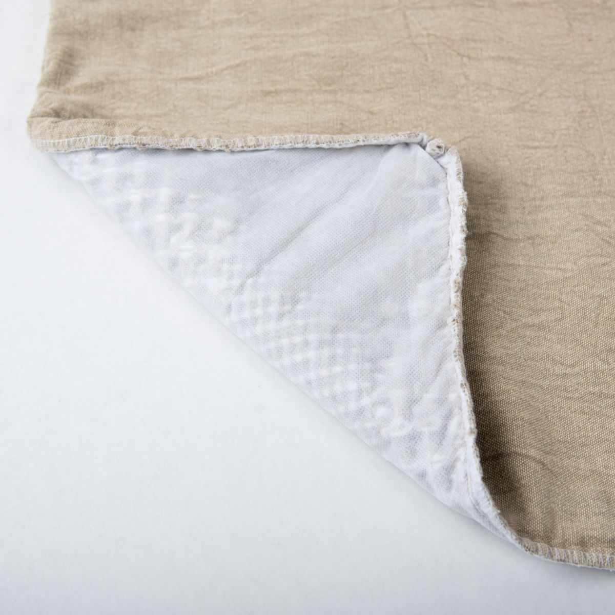 Stripe Dark Natural/Ivory 20" X 20" Poly Filled Pillow