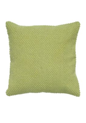 Rizzy Home Green Textured Decorative Pillow | belk