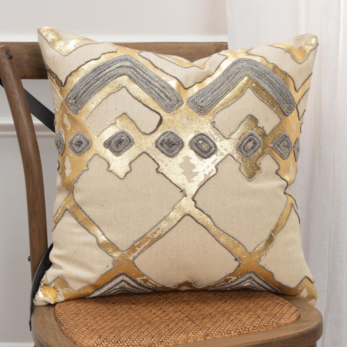 Geometric Modern Pillow