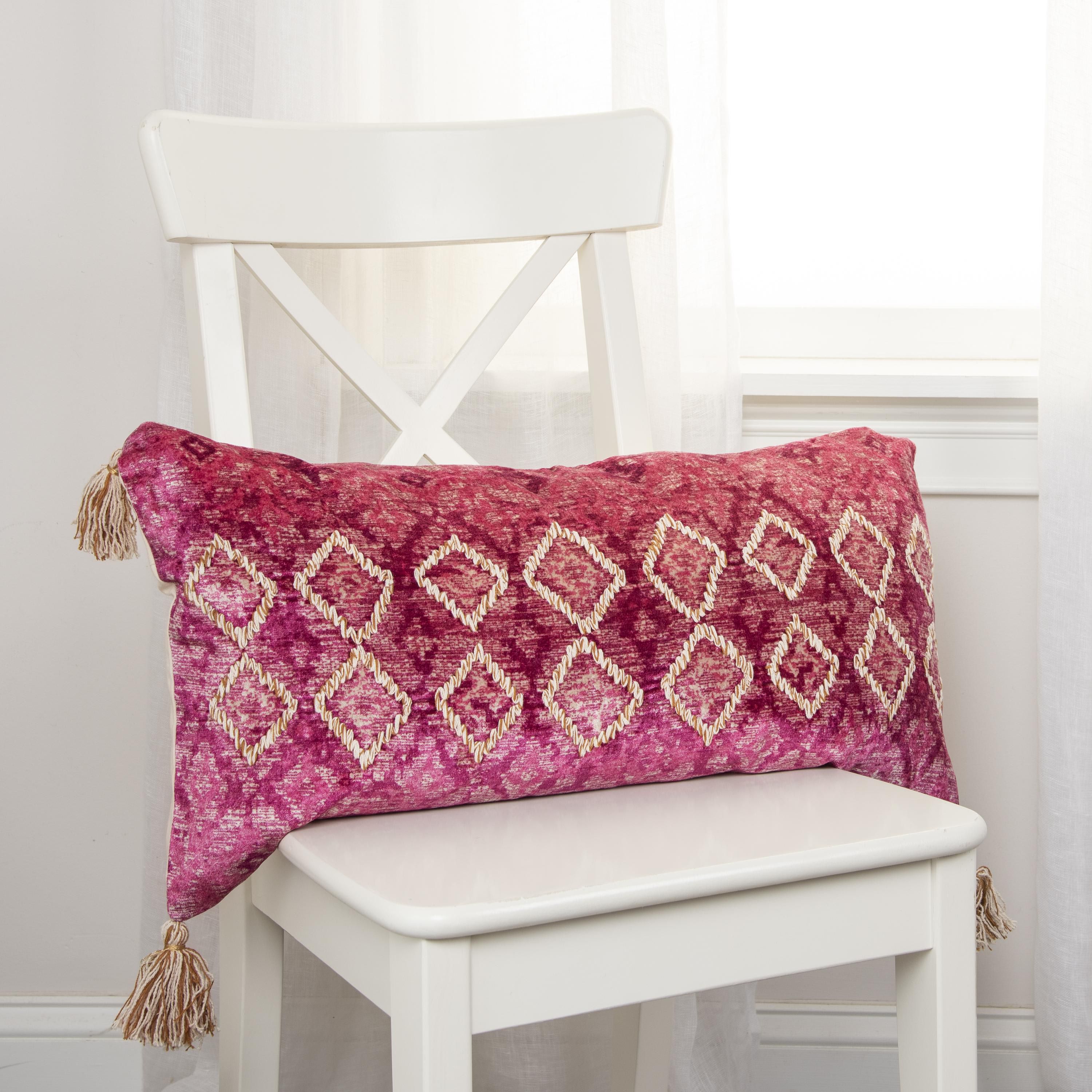 Diamond Boho Chic Pillow