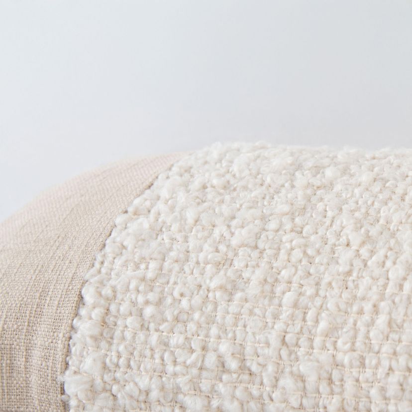 Solid Natural 14" X 26" Poly Filled Pillow